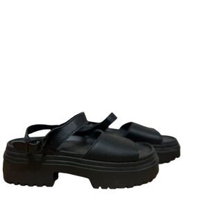 Converse Chuck Taylor All Star Lugged Heel Leather Sandal Women's Sz 10 NWOB